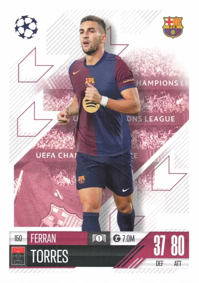 Match Attax - UEFA Champions League 2024/25 - Ferran Torres