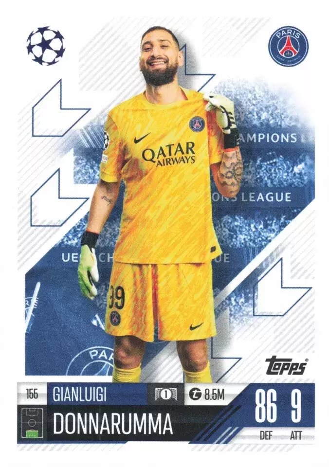 Match Attax - UEFA Champions League 2024/25 - Gianluigi Donnarumma