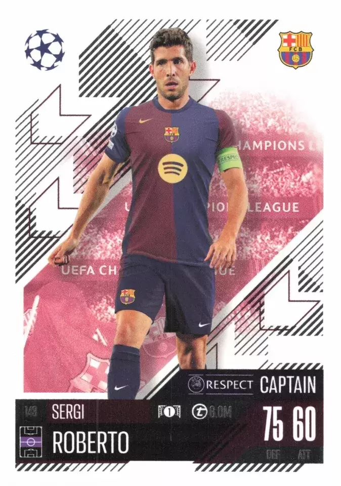 Match Attax - UEFA Champions League 2024/25 - Sergi Roberto