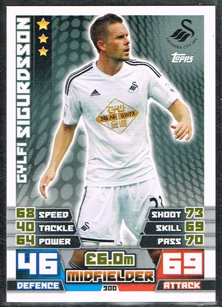 Match Attax - Premier League 2014/15 - Gylfi Sigurdsson