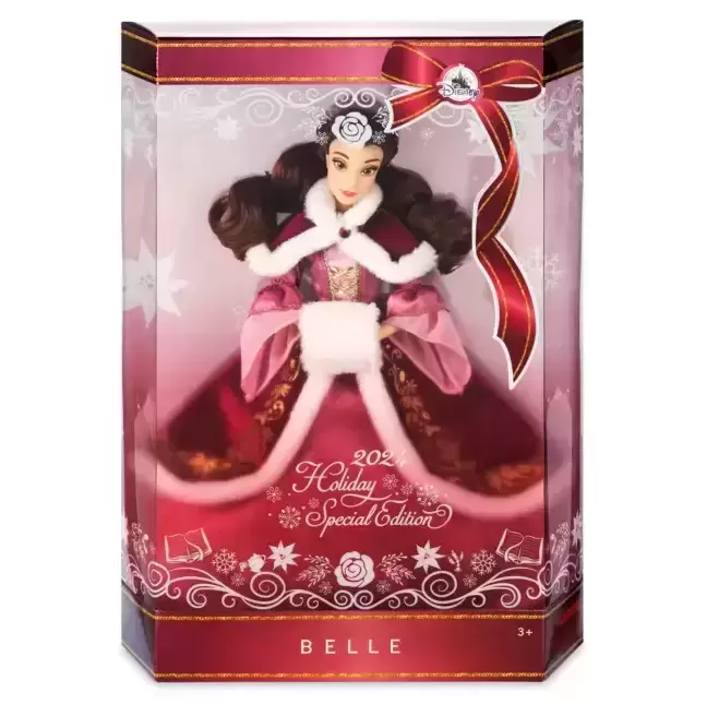 Poupées Disney Store Classiques - Belle, La Belle et la Bête - Edition spéciale fêtes 2024