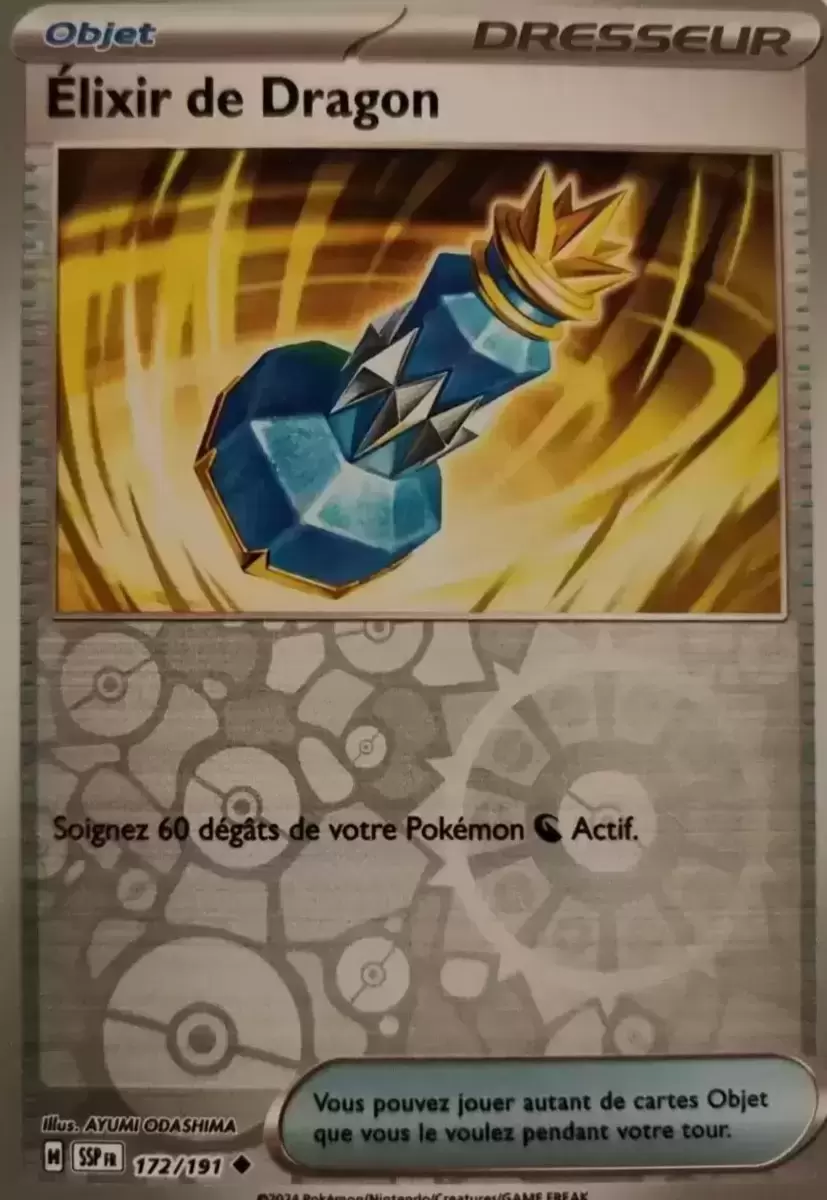 Etincelles Déferlantes - SSPFR - Elixir de Dragon Reverse