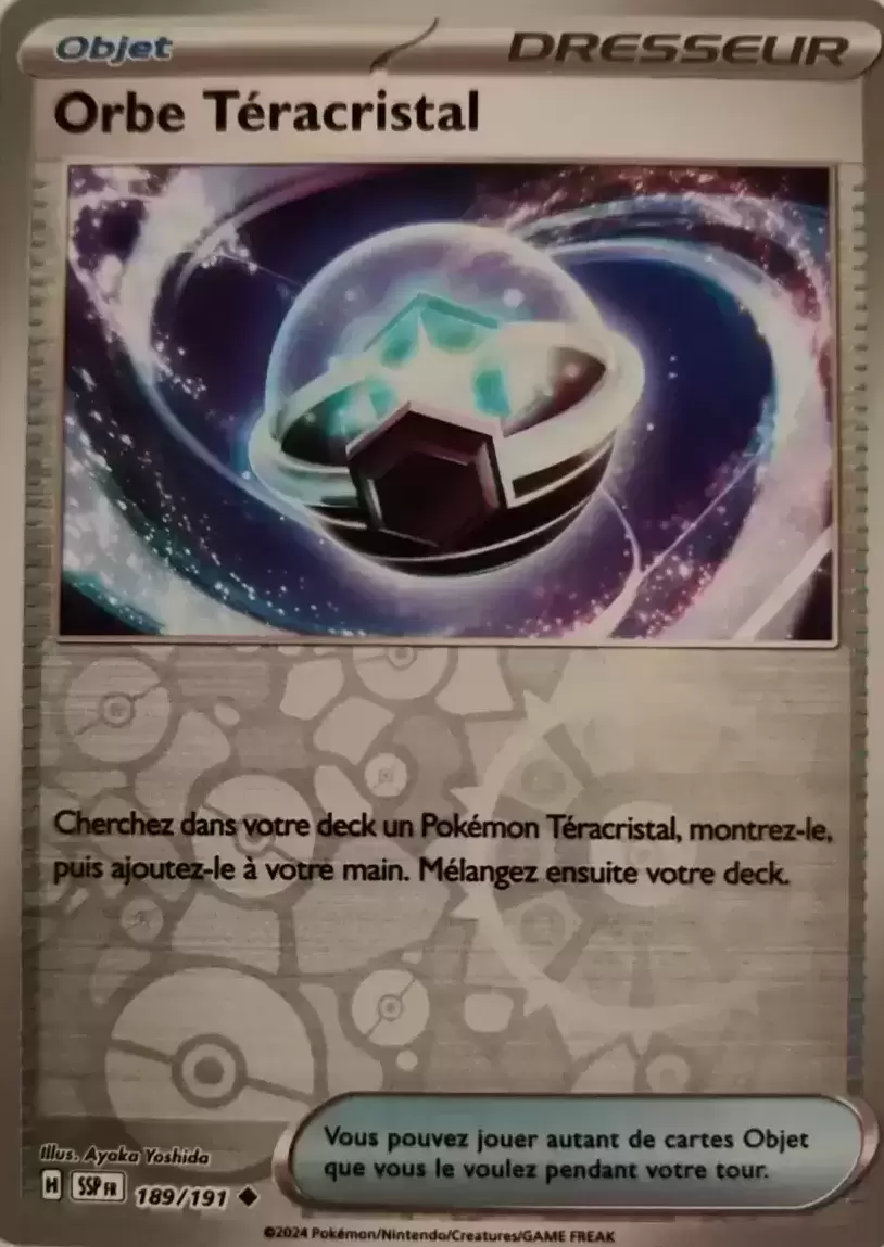 Etincelles Déferlantes - SSPFR - Orbe Téracristal Reverse