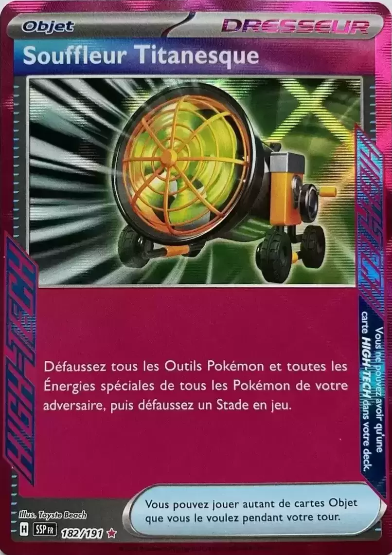 Etincelles Déferlantes - SSPFR - Souffleur Titanesque