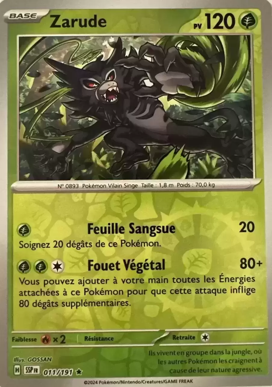 Etincelles Déferlantes - SSPFR - Zarude Reverse