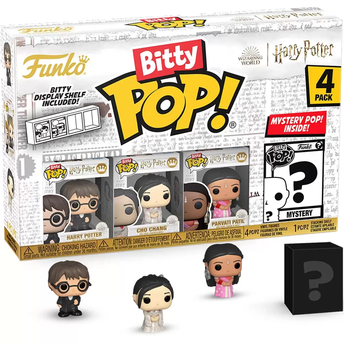 Bitty POP! - Harry Potter - Harry Potter, Cho Chang, Parvati Patil & Mystery