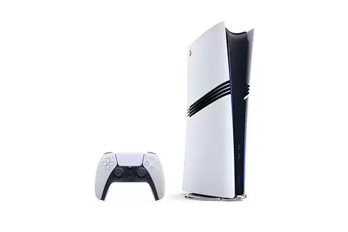 PS5 Stuff - PlayStation 5 Pro, PS5 avec 1 Manette Sans Fil DualSense, Couleur : Blanche