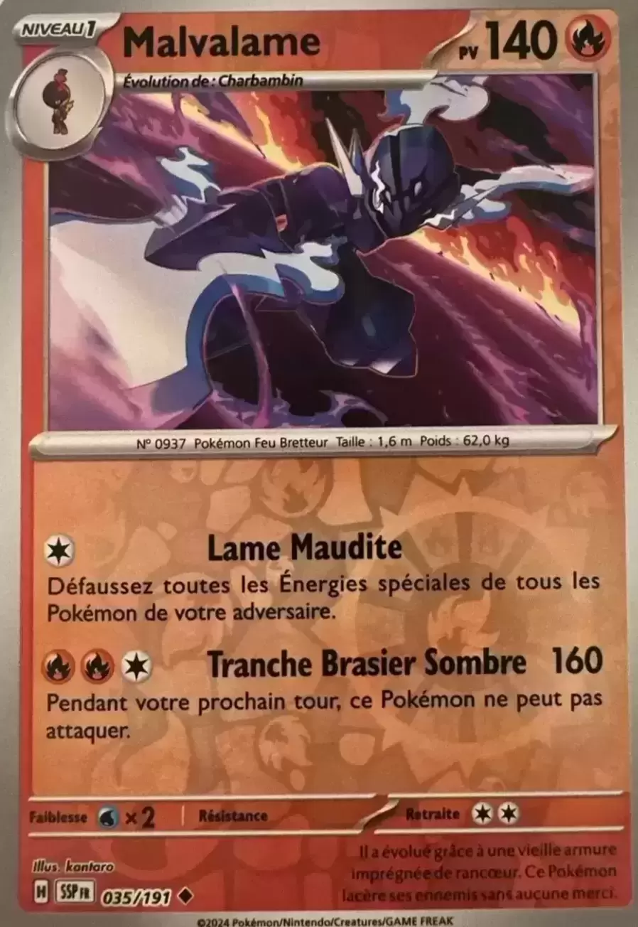 Etincelles Déferlantes - SSPFR - Malvalame Reverse
