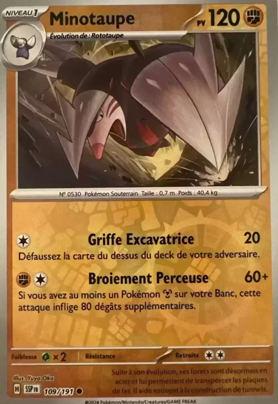 Etincelles Déferlantes - SSPFR - Minotaupe Reverse
