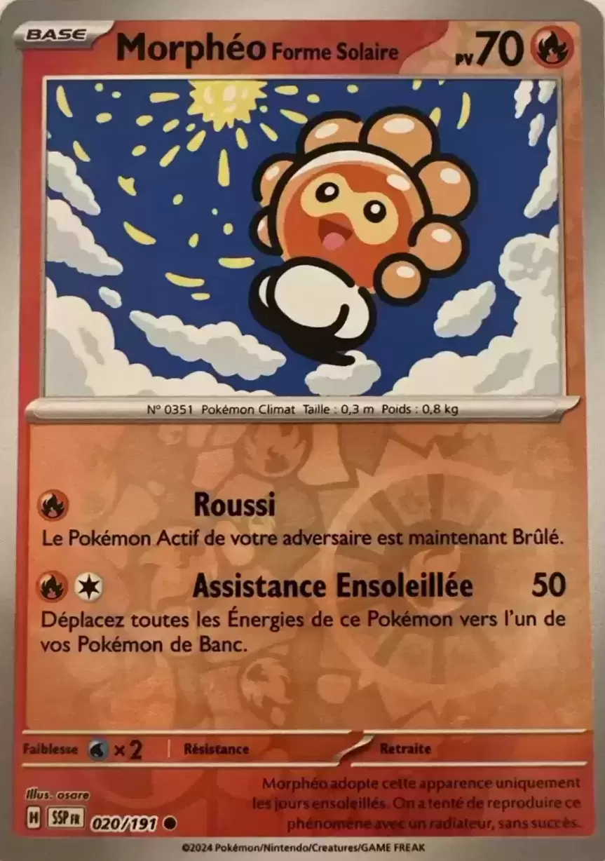 Etincelles Déferlantes - SSPFR - Morphéo Forme Solaire Reverse