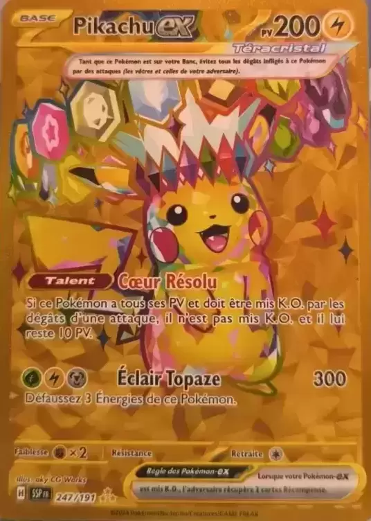 Etincelles Déferlantes - SSPFR - Pikachu EX