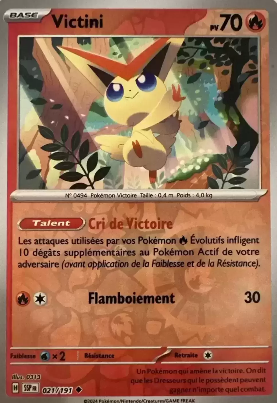 Etincelles Déferlantes - SSPFR - Victini Reverse