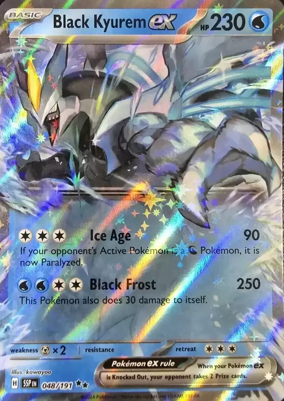 Surging Sparks SSPEN - Black Kyurem EX