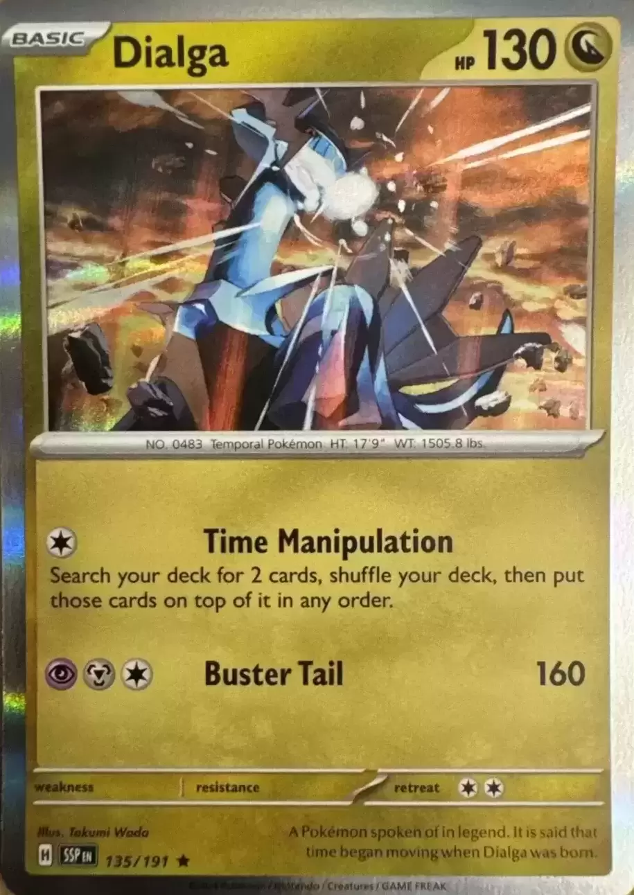 Surging Sparks SSPEN - Dialga Holo