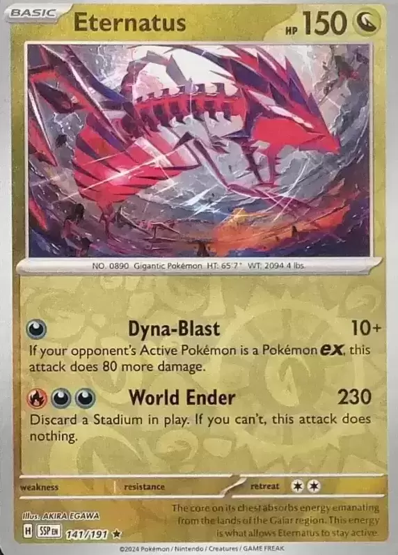 Surging Sparks SSPEN - Eternatus Reverse