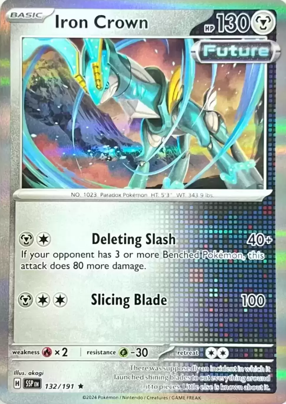 Surging Sparks SSPEN - Iron Crown Holo