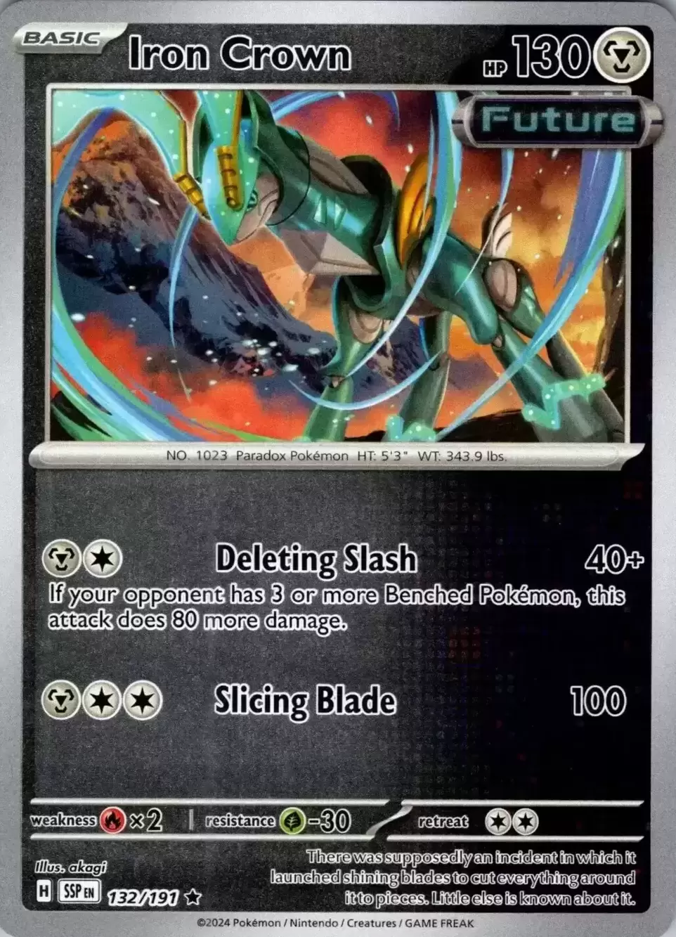 Surging Sparks SSPEN - Iron Crown Reverse