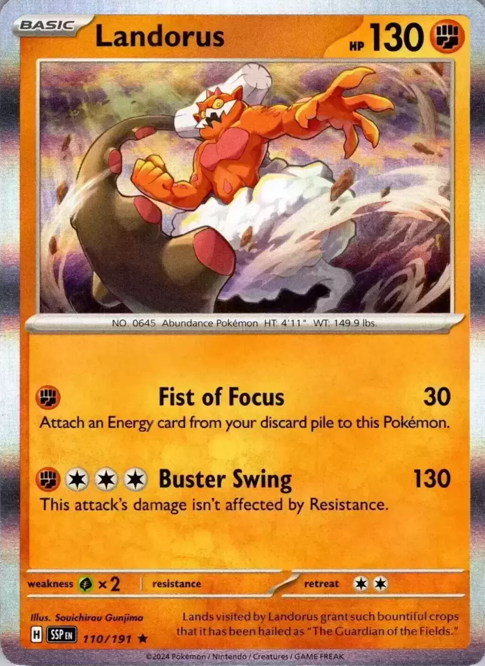 Surging Sparks SSPEN - Landorus Holo