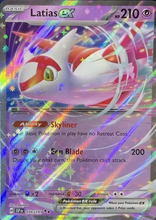 Surging Sparks SSPEN - Latias EX