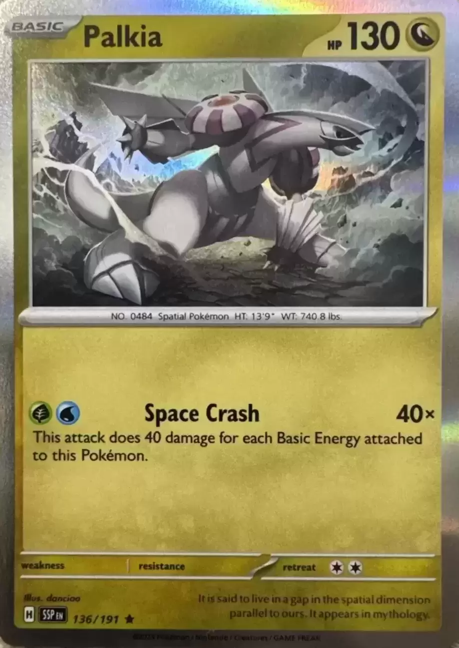 Surging Sparks SSPEN - Palkia Holo