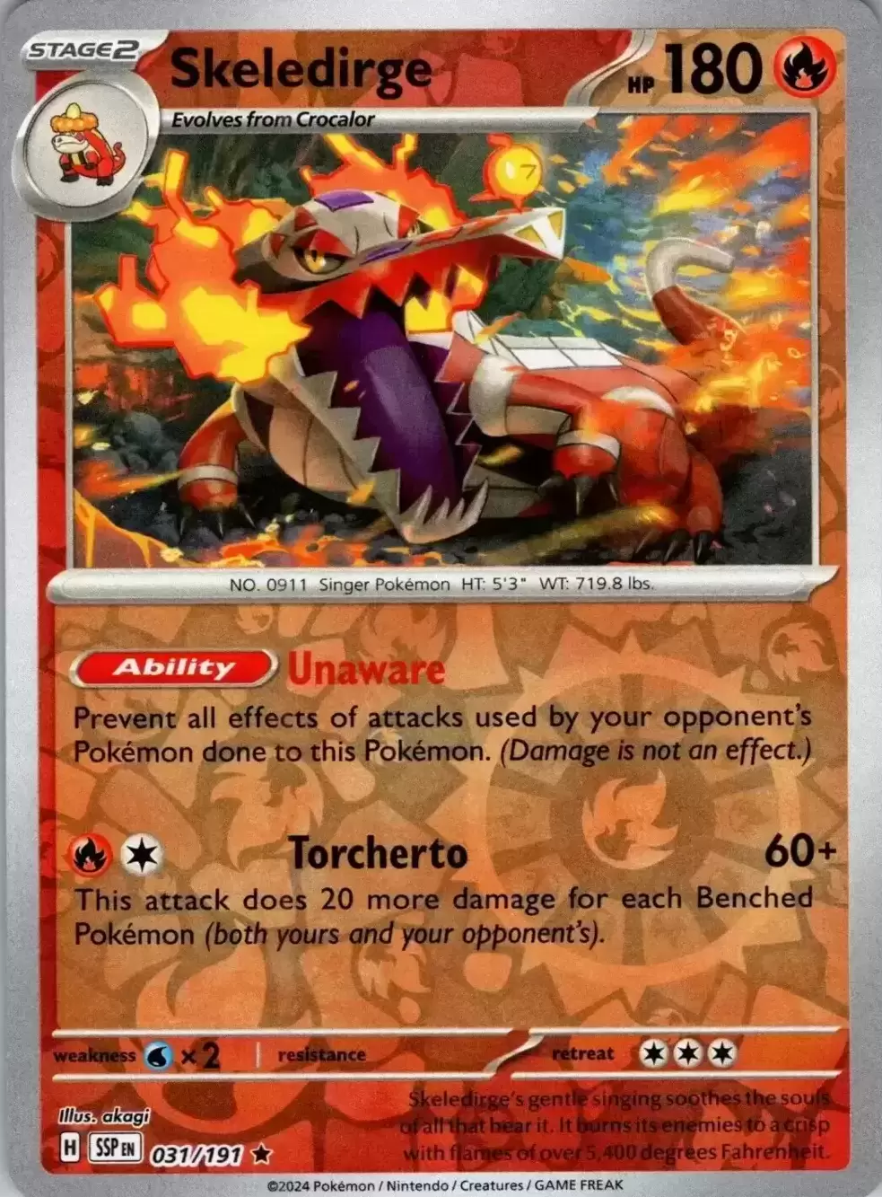 Surging Sparks SSPEN - Skeledirge Reverse