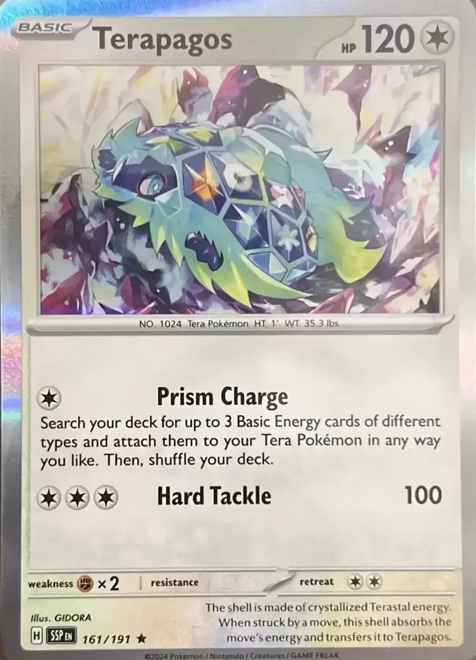 Surging Sparks SSPEN - Terapagos Holo