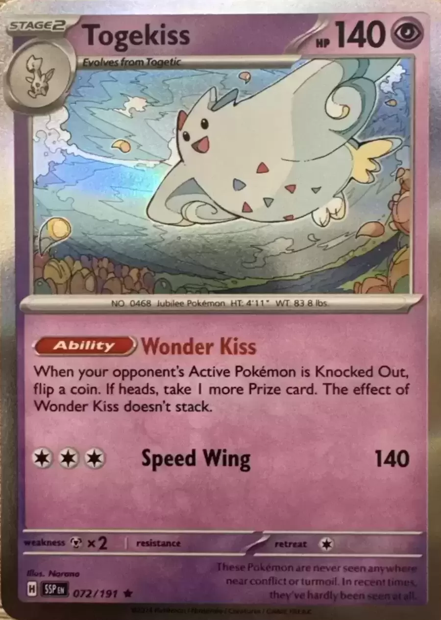 Surging Sparks SSPEN - Togekiss Holo