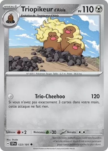Etincelles Déferlantes - SSPFR - Triopikeur d\'Alola