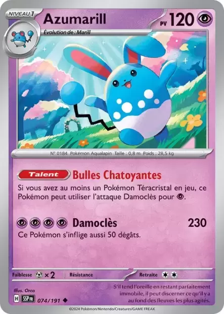 Etincelles Déferlantes - SSPFR - Azumarill
