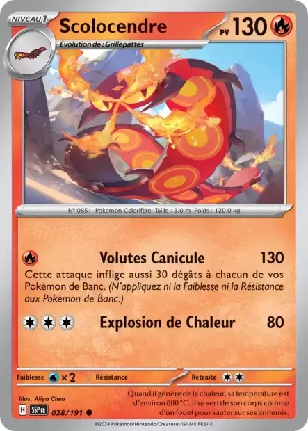 Etincelles Déferlantes - SSPFR - Scolocendre