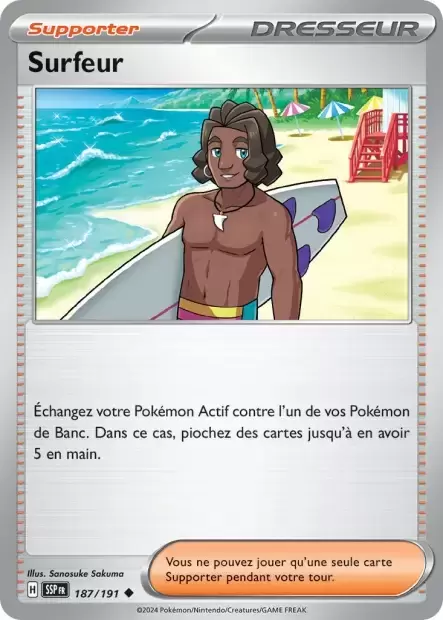 Etincelles Déferlantes - SSPFR - Surfeur