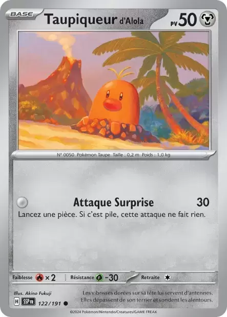 Etincelles Déferlantes - SSPFR - Taupiqueur d\'Alola
