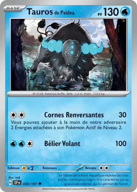 Etincelles Déferlantes - SSPFR - Tauros de Paldea