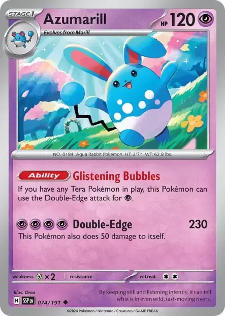 Surging Sparks SSP - Azumarill