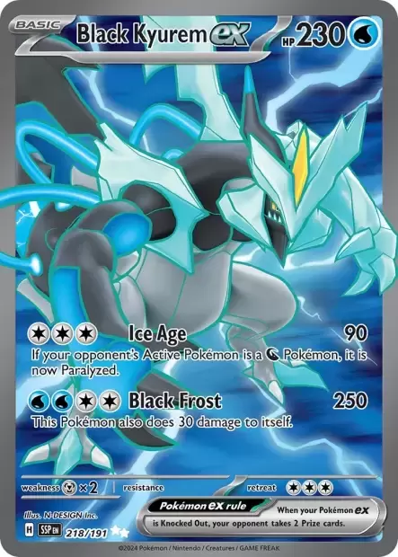 Surging Sparks SSPEN - Black Kyurem EX