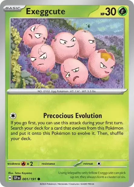 Surging Sparks SSP - Exeggcute