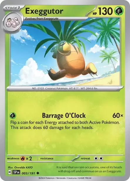 Surging Sparks SSPEN - Exeggutor