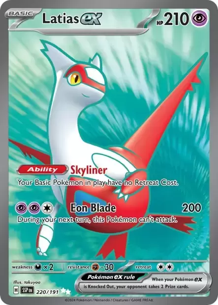 Surging Sparks SSPEN - Latias EX