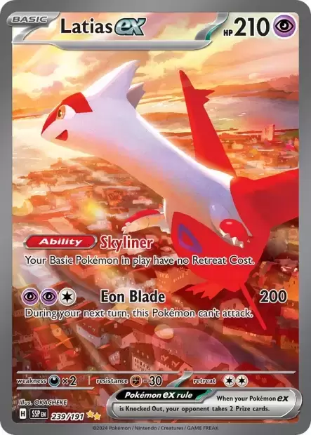 Surging Sparks SSPEN - Latias EX