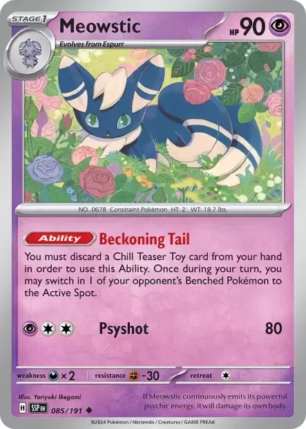 Surging Sparks SSPEN - Meowstic