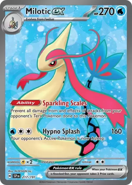 Surging Sparks SSPEN - Milotic EX