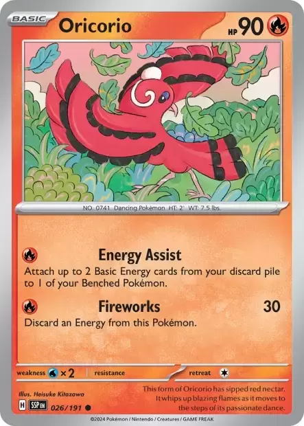 Surging Sparks SSPEN - Oricorio