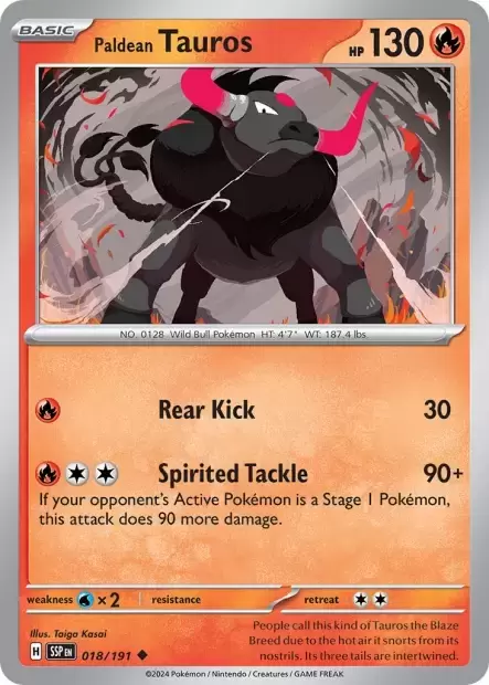 Surging Sparks SSPEN - Paldean Tauros