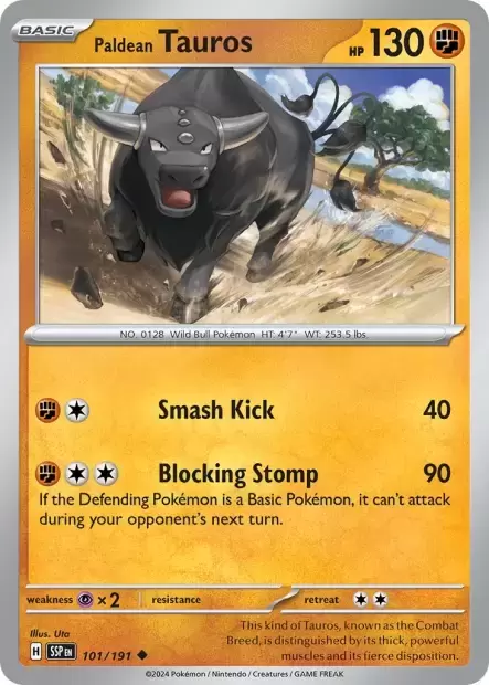Surging Sparks SSPEN - Paldean Tauros