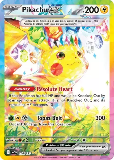 Surging Sparks SSPEN - Pikachu EX
