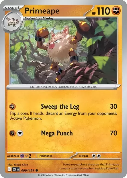 Surging Sparks SSPEN - Primeape