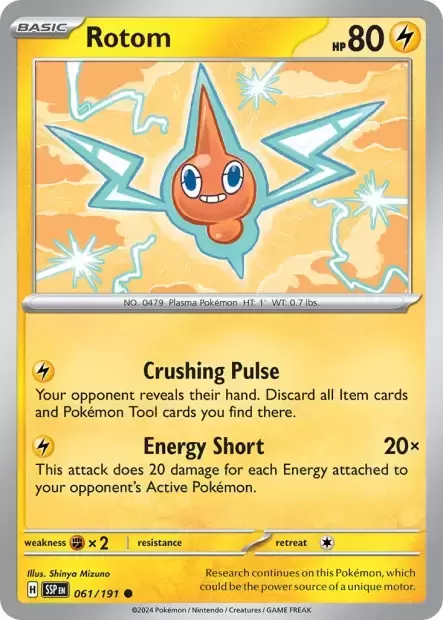 Surging Sparks SSPEN - Rotom