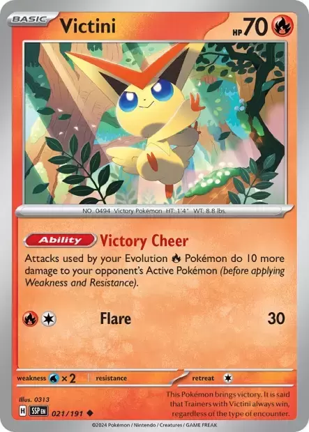 Surging Sparks SSPEN - Victini