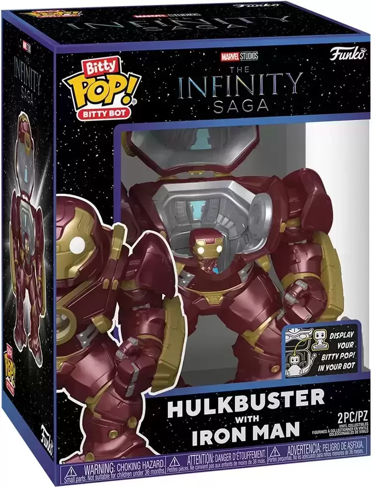 Bitty POP! - Bitty Bot The Infinity Saga - Hulkbuster With Iron Man