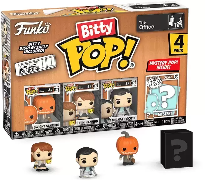Bitty POP! - The Office - Dwight Schrute, Erin Hannon, Michael Scott & Mystery